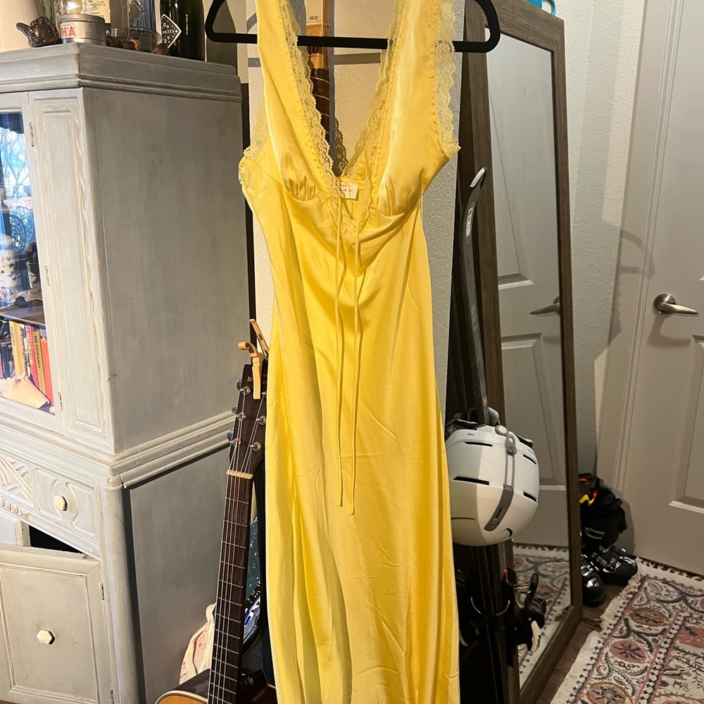 American Threads Yellow Dress